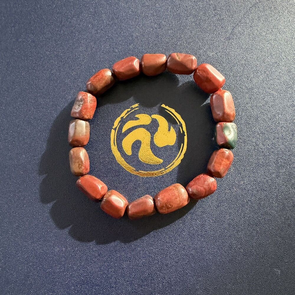Agate Necklace nugget style Nanhong Oily Rich Persimmon Red 南红玛瑙 包浆玛瑙